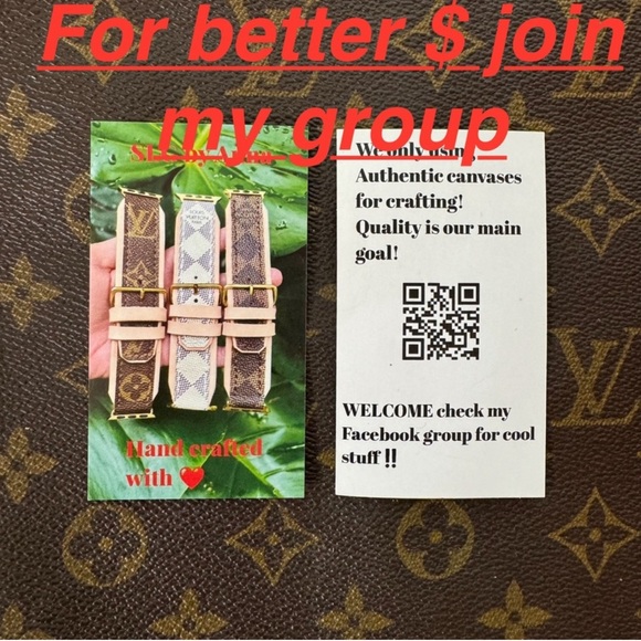 ♻️ Monogram Apple Watch band hand made - Picture 5 of 16